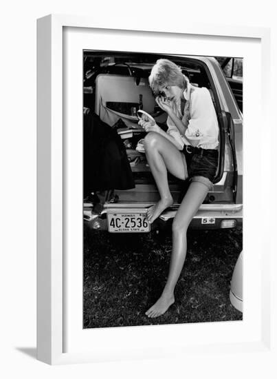 Glamour - May 1971 - Sitting in Back of Station Wagon-Puhlmann Rico-Framed Premium Photographic Print
