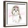 Glamour Pups VIII-Beth Grove-Framed Art Print