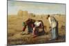 Glaneurs' Gleaning the Corn Field after the Crop Has Been Stored-null-Mounted Premium Giclee Print