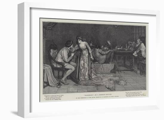 Glasgerion-George Sheridan Knowles-Framed Giclee Print