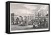 Glasgow, Bridge, Harbour-William Forrest-Framed Stretched Canvas