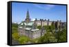 Glasgow Cathedral and Royal Infirmary, Glasgow, Scotland, United Kingdom, Europe-John Guidi-Framed Stretched Canvas