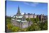 Glasgow Cathedral and Royal Infirmary, Glasgow, Scotland, United Kingdom, Europe-John Guidi-Stretched Canvas