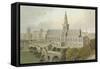 Glasgow Cathedral-English School-Framed Stretched Canvas