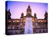 Glasgow City Chambers at Sunset, Glasgow, Scotland, United Kingdom, Europe-Jim Nix-Stretched Canvas