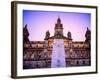 Glasgow City Chambers at Sunset, Glasgow, Scotland, United Kingdom, Europe-Jim Nix-Framed Photographic Print