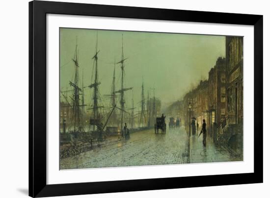 Glasgow Docks-John Atkinson Grimshaw-Framed Giclee Print