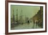 Glasgow Docks-John Atkinson Grimshaw-Framed Giclee Print