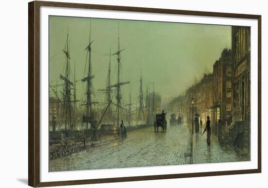 Glasgow Docks-John Atkinson Grimshaw-Framed Giclee Print