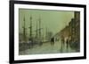 Glasgow Docks-John Atkinson Grimshaw-Framed Giclee Print