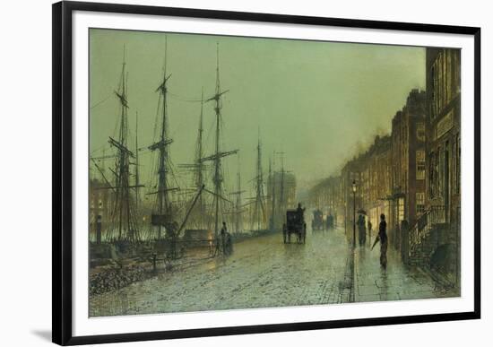 Glasgow Docks-John Atkinson Grimshaw-Framed Giclee Print