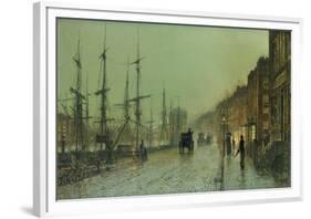 Glasgow Docks-John Atkinson Grimshaw-Framed Giclee Print