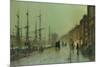 Glasgow Docks-John Atkinson Grimshaw-Mounted Giclee Print