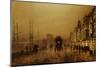 Glasgow Docks-John Atkinson Grimshaw-Mounted Giclee Print