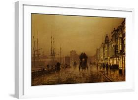 Glasgow Docks-John Atkinson Grimshaw-Framed Giclee Print