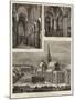 Glasgow Illustrated, the Cathedral-Henry William Brewer-Mounted Giclee Print