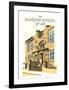 Glasgow School of Art - Dave Thompson Contemporary Travel Print-Dave Thompson-Framed Giclee Print