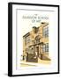 Glasgow School of Art - Dave Thompson Contemporary Travel Print-Dave Thompson-Framed Giclee Print