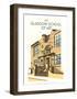 Glasgow School of Art - Dave Thompson Contemporary Travel Print-Dave Thompson-Framed Giclee Print