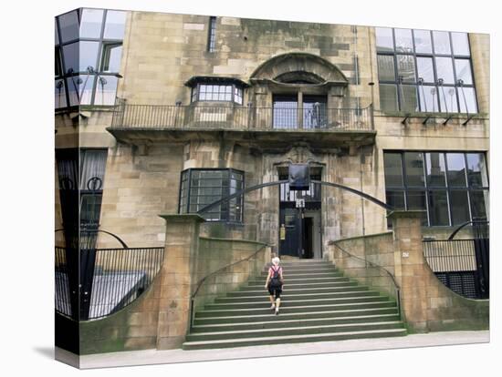 Glasgow School of Art, Designed by the Architect Charles Rennie Mackintosh, Glasgow, Scotland-Yadid Levy-Stretched Canvas