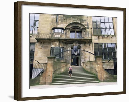 Glasgow School of Art, Designed by the Architect Charles Rennie Mackintosh, Glasgow, Scotland-Yadid Levy-Framed Photographic Print