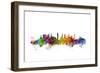 Glasgow Scotland Skyline-Michael Tompsett-Framed Art Print