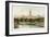 Glasgow University, Viewed from across the Water-null-Framed Art Print