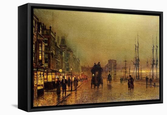 Glasgow-John Atkinson Grimshaw-Framed Stretched Canvas