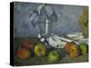 Glass and Apples (Verre Et Pommes), 1879-82-Paul Cézanne-Stretched Canvas