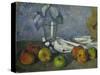 Glass and Apples (Verre Et Pommes), 1879-82-Paul Cézanne-Stretched Canvas