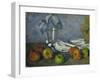 Glass and Apples (Verre Et Pommes), 1879-82-Paul Cézanne-Framed Giclee Print