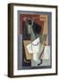 Glass and Bottle, 1919-Juan Gris-Framed Giclee Print