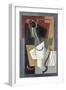 Glass and Bottle, 1919-Juan Gris-Framed Giclee Print