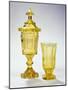 Glass and Chalice with Cover Probably Made from Carved Uranium Glass-null-Mounted Giclee Print