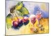 Glass and Cherry-Witka Kova-Mounted Art Print
