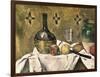 Glass and Fruit Flask-Paul Cézanne-Framed Giclee Print