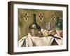 Glass and Fruit Flask-Paul Cézanne-Framed Giclee Print