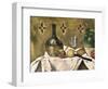 Glass and Fruit Flask-Paul Cézanne-Framed Giclee Print