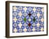 Glass and Tile Work Embedded in Walls of the Juna Mahal Fort, Dungarpur, Rajasthan State, India-R H Productions-Framed Photographic Print