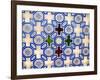 Glass and Tile Work Embedded in Walls of the Juna Mahal Fort, Dungarpur, Rajasthan State, India-R H Productions-Framed Photographic Print