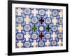 Glass and Tile Work Embedded in Walls of the Juna Mahal Fort, Dungarpur, Rajasthan State, India-R H Productions-Framed Photographic Print