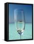 Glass and Tropical Island, Maldives, Indian Ocean, Asia-Sakis Papadopoulos-Framed Stretched Canvas