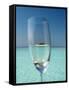 Glass and Tropical Island, Maldives, Indian Ocean, Asia-Sakis Papadopoulos-Framed Stretched Canvas