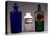 Glass Apothecary Bottles, England-null-Stretched Canvas