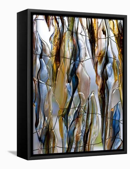 Glass Artist's Shop in Zweisel, Bavaria, Germany, Europe-Michael Snell-Framed Stretched Canvas