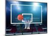 Glass Basketball Board and Hoop with a Missed Shot-ilker canikligil-Mounted Photographic Print