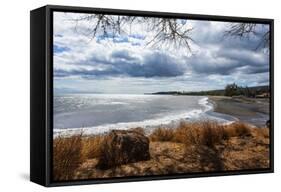 Glass Beach in Port Allen, Kauai, Hawaii, United States of America, Pacific-Michael Runkel-Framed Stretched Canvas