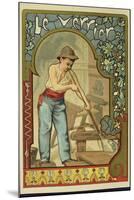 Glass Blower, Collector's Card-null-Mounted Giclee Print