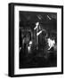 Glass Blowers at Work Developing Various Glassware at Corning Glass Plant-Margaret Bourke-White-Framed Photographic Print