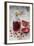 Glass Bottle with Pomegranate Juice and Pomegranate-Jana Ihle-Framed Photographic Print